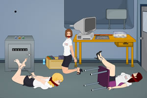 解救被绑住的女孩