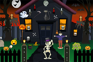 布置万圣节之家