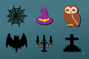 分辨万圣节物品