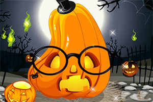 可爱万圣节南瓜