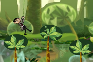 憨豆先生荡秋千