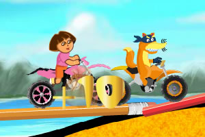 冒险朵拉摩托赛