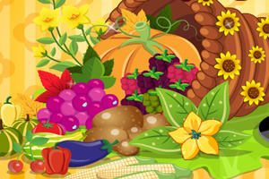 感恩节羊角装饰