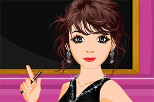 装扮可爱的老师