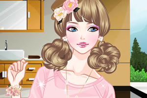 可爱马尾辫女孩