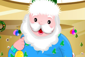 打扮可爱圣诞老人