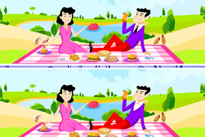 趣味野餐找不同