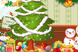 布置魔法圣诞树