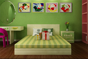 逃出绿色圣诞房间