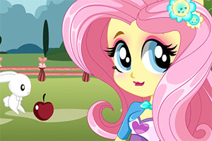 羞涩的彩虹女孩