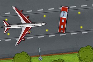 飞机场停靠大巴2