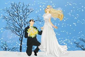 浪漫冬季求婚