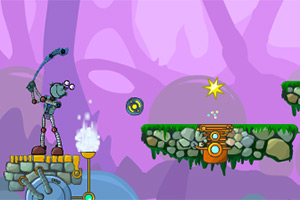 机器人打高尔夫