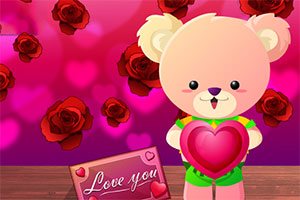 情人节的泰迪熊