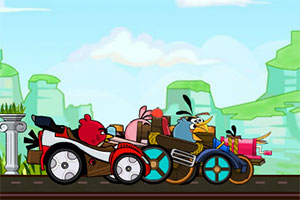愤怒的小鸟飙车赛