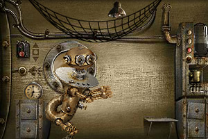 机器人蒸汽管逃生