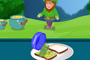 制作奶酪三明治