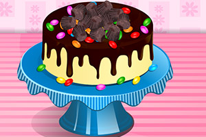 巧克力花生黄油蛋糕