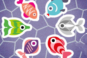 彩色小鱼消消看