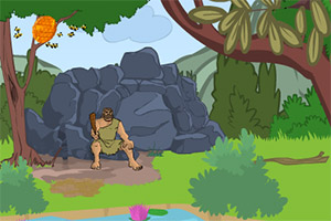 逃出野人的山洞