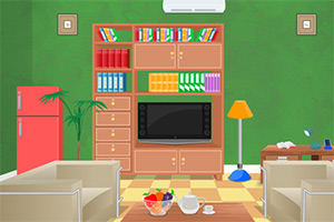 逃离舒适绿色房间