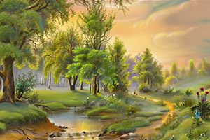 美丽大自然拼图