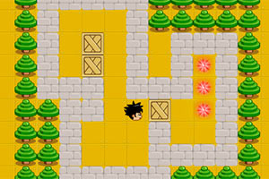 机智的男孩推箱子