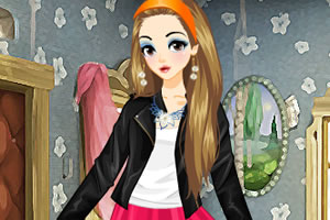 马克西红色裙子