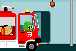 机智绿球消防员