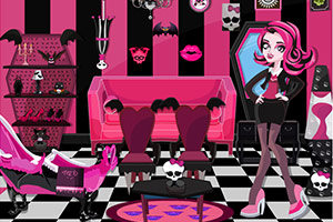 怪物女生房间装饰