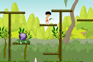 印第安小男孩冒险