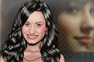 黛米洛瓦托化妆