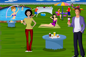 夏日派对残局清理