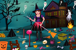 万圣节派对后的清理