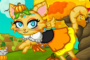 可爱小猫过万圣节