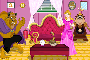 美丽公主整理房间