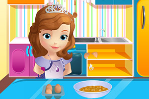 索菲亚制作南瓜馅饼