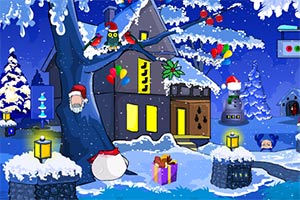 圣诞老人逃出雪地