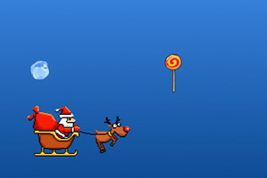 飞天的圣诞老人