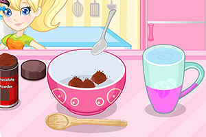 美味的巧克力冰激凌