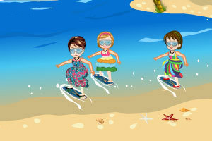 麦丽莎宝贝沙滩之旅