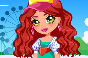 薇瓦娜在游乐园