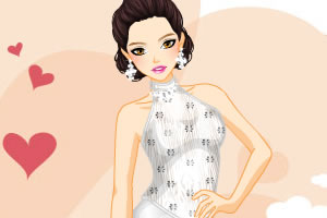 漂亮的蕾丝婚纱