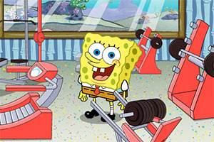 海绵宝宝爱健身