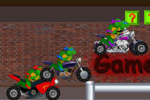 忍者神龟摩托竞赛