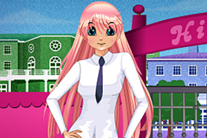 可爱的校园女孩