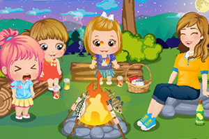 爱丽丝宝贝去野营