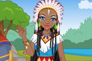 部落公主大变身