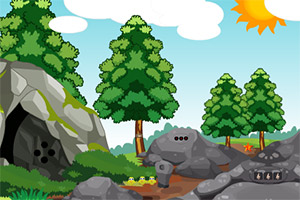 穴居人石屋逃脱