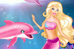 公主照顾小海豚